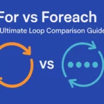 for vs foreach