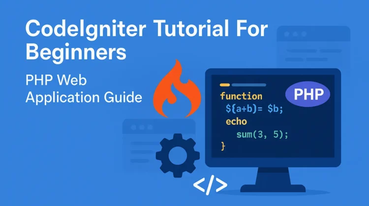 codeigniter tutorial for beginners