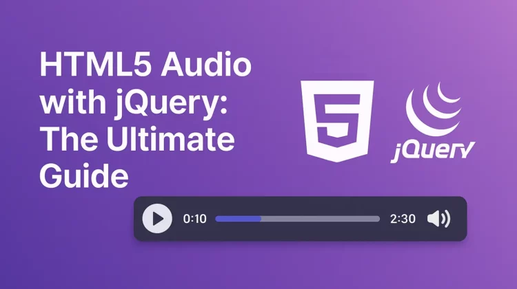 html5 audio with jquery tutorial