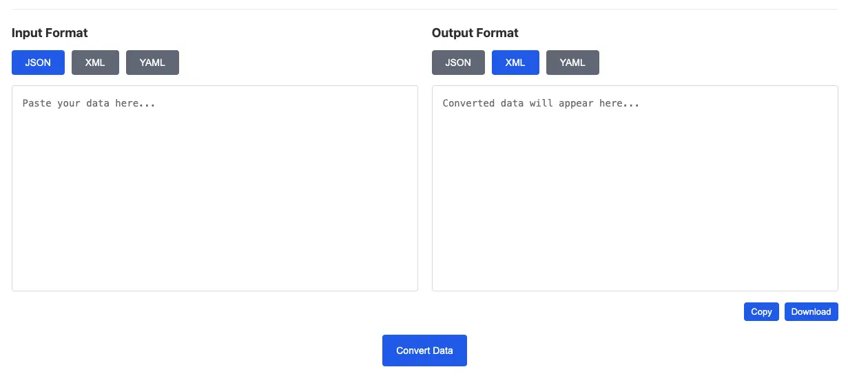 Data Format Converter Developer Tool thumbnail